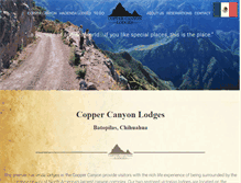 Tablet Screenshot of coppercanyonlodges.com